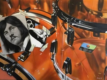 Stickman Hammer of the Gods - Jon Bonham & Led Zepplin (SN)